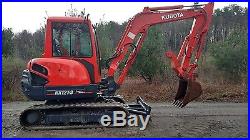 2013 Kubota Kx121-3 Excavator Loaded Mint Low Hrs Ready 2 Work In Pa We Ship