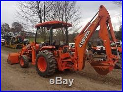2013 Kubota M59 Tractor Loader Backhoe 4x4 Hst Ready 2 Work In Pa! We Ship