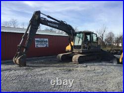 2013 Volvo EC140CL Hydraulic Excavator With Cab 3rd Valve CHEAP