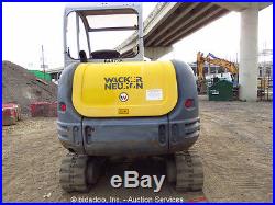 2013 Wacker 3503 Mini Excavator Hydraulic Rubber Tracks Yanmar Diesel Backhoe