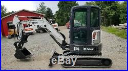 2014 Bobcat E26 Excavator Enclosed Cab Hydraulic Thumb We Finance! Ready 2 Work