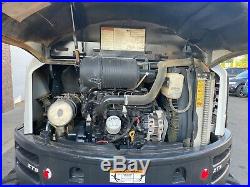 2014 Bobcat E45 MINI EXCAVATOR ENCLOSED CAB A/C LOW HOURS, ZERO TAIL SWING