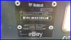 2014 Bobcat E45 Mini Excavator Track Hoe Hydraulic Plumb Blade X-Change Coupler