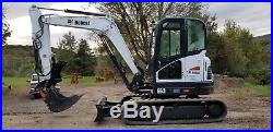 2014 Bobcat E63 Excavator Low Hours Hydraulic Thumb Very Nice! Ready To Work Pa