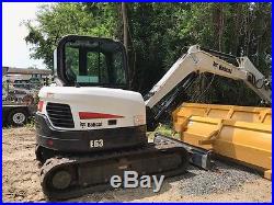 2014 Bobcat E63 Midi Excavator with Cab & Hydraulic Thumb. Coming In Soon