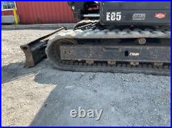 2014 Bobcat E85 Hydraulic Mini Excavator with Cab & Thumb Super Clean 1600Hrs