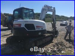2014 Bobcat E85 Midi Hydraulic Excavator with Cab & Hydraulic Thumb Coming Soon