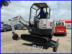 2014 Bobcat E-32 Mini Excavator 7,200 Pounds 2 Speed Kubota Tier IV Diesel