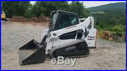 2014 Bobcat T590 Track Skid Steer Enclosed Cab Low Hours Ready To Work! Finance