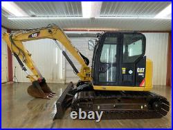 2014 Cat 308e2 Cr Cab Excavator With A/c And Heat