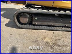 2014 Caterpillar 305E CR Enclosed Cab 2 Speed Push Blade Auxiliary Hyd