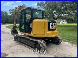 2014 Caterpillar 308e2 Cr Midsize Excavator A/c Cab Hydraulic Thumb 2 Spd