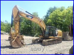 2014 Caterpillar 329EL Hydraulic Excavator THUMB! CAT 329E Aux. Hyd