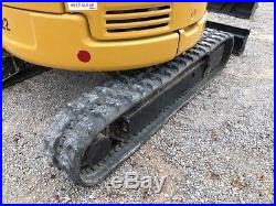 2014 Caterpillar Cat 303.5E CR Mini Excavator Track Hoe Cab A/C Heat AC