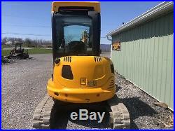 2014 Jcb 8035 Zts Mini Excavator Enclosed, Heat, Ac, Hyd Thumb Cheap Shipping