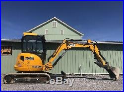 2014 Jcb 8035 Zts Mini Excavator Enclosed, Heat, Ac, Hyd Thumb Cheap Shipping