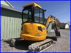 2014 Jcb 8035 Zts Mini Excavator Enclosed, Heat, Ac, Hyd Thumb Cheap Shipping