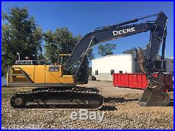 2014 John Deere 210G Track Excavator Full Cab JD Diesel Excavator Hyd Thumb