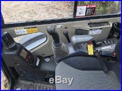 2014 John Deere 27D MINI EXCAVATOR CAB A/C THUMB Diesel 1200hrs