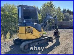 2014 John Deere 27D Mini Excavator withThumb