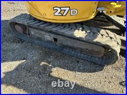 2014 John Deere 27D Mini Excavator withThumb