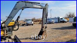 2014 John Deere 85G Cab Air Mini Ex Excavator Used