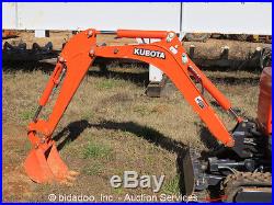 2014 Kubota K008-3 Micro Mini Excavator Extendable Tracks Backfill Blade