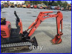 2014 Kubota KX008-3 Hydraulic Mini Excavator Only 1100 Hours