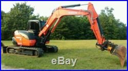 2014 Kubota KX080 with engcon tiltrotator ONLY 408 HOURS