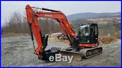 2014 Kubota Kx080-4 Excavator Heat A/c Long Arm Hydraulic Thumb! We Finance