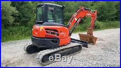 2014 Kubota U55 Excavator Loaded Hydraulic Thumb 979 Hours Exceptional! Finance