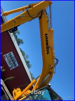2014 Lonking CDM6150 Hydraulic Excavator with Cab Coupler 3rd Valve Only 1600Hrs