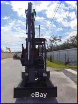 2014 TEREX TC-35 MINI EXCAVATOR 7,700 LBS 2 SPEED With BLADE ONLY 1,100 HOURS