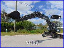2014 TEREX TC-35 MINI EXCAVATOR 7,700 LBS 2 SPEED With BLADE ONLY 1,100 HOURS