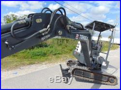 2014 TEREX TC-35 MINI EXCAVATOR 7,700 LBS 2 SPEED With BLADE ONLY 1,159 HOURS