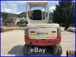 2014 Takeuchi TB235 Mini Excavator Hydraulic Thumb Rubber Track Crawler Diesel