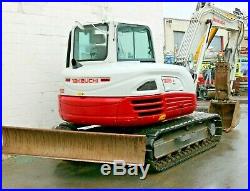 2014 Takeuchi TB285 Excavator 1618 Hrs Hydr Thumb Angle Blade Roadliners