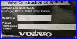 2014 Volvo EC20C Mini Excavator Low Hours Manual Thumb Backhoe