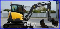 2014 Volvo Excavator ECR50D 2400 hours A/C Buckets included