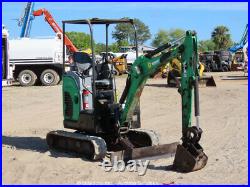 2015 Bobcat E20 Mini Excavator Rubber Tracks Backhoe Dozer Blade Bucket bidadoo