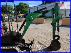 2015 Bobcat E20 Mini Excavator Rubber Tracks Backhoe Dozer Blade Bucket bidadoo