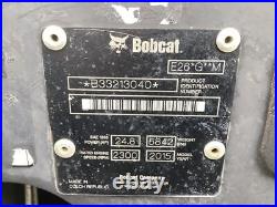 2015 Bobcat E26 Excavator