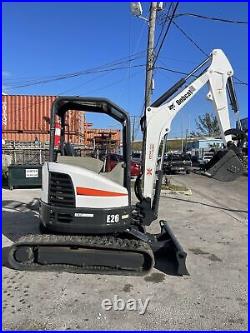 2015 Bobcat E26 Mini Excavator Hydraulic Aux 1,719 Hours