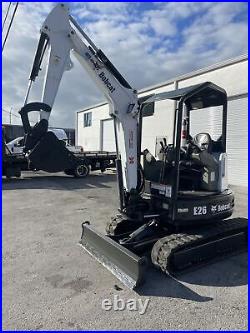 2015 Bobcat E26 Mini Excavator Hydraulic Aux 1,719 Hours