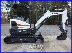 2015 Bobcat E26 small excavator, 12 bucket, good tracks, cat, case, kubota