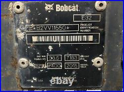 2015 Bobcat E32 Excavator -, Kubota, Caterpillar Etc