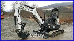 2015 Bobcat E35 Excavator Only 685 Hrs Long Arm Hydraulic Thumb Ready To Work