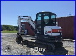 2015 Bobcat E42 Hydraulic Mini Excavator with Cab Only 900 Hours