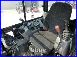 2015 Bobcat E45 Mini Excavator, Extendable Arm, Thumb, Angle Blade, Cab, Heat/ac