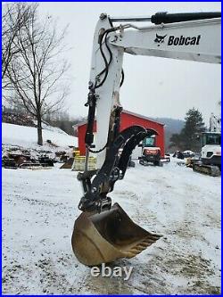 2015 Bobcat E85 Excavator Hydraulic Thumb Long Arm Cab A/c Very Nice! We Finance